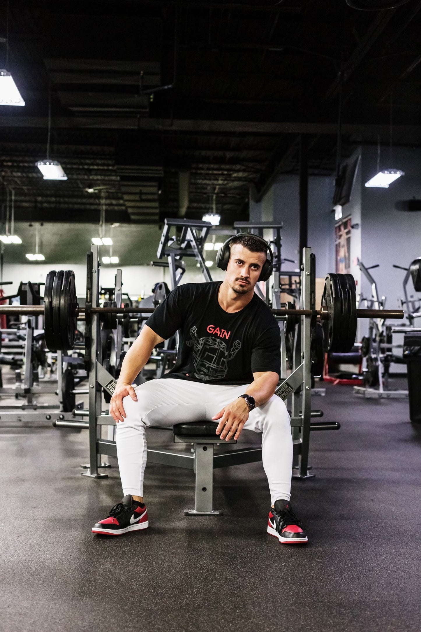 Gain Train Tee (Black Font)