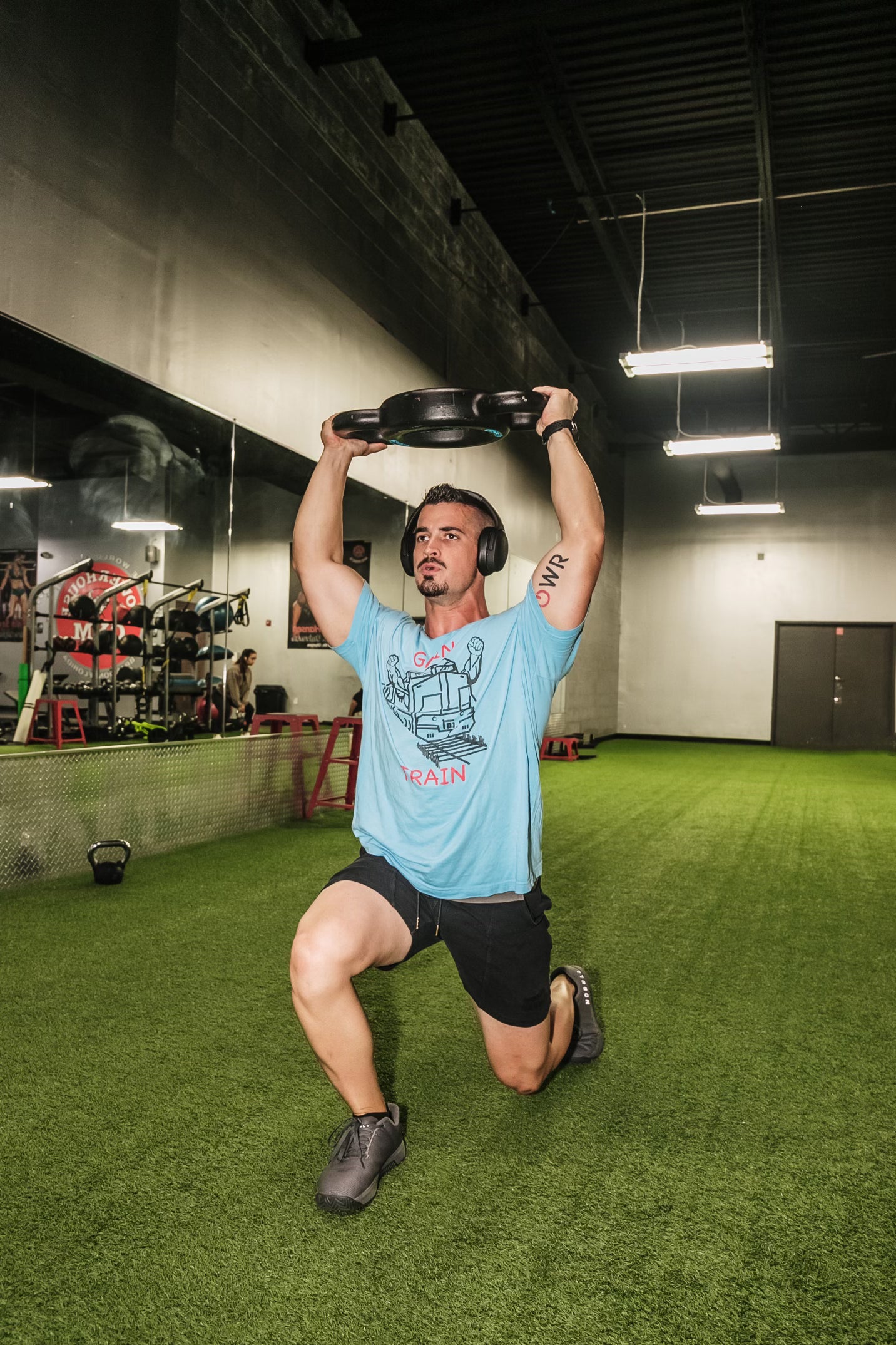 Gain Train Tee (Black Font)