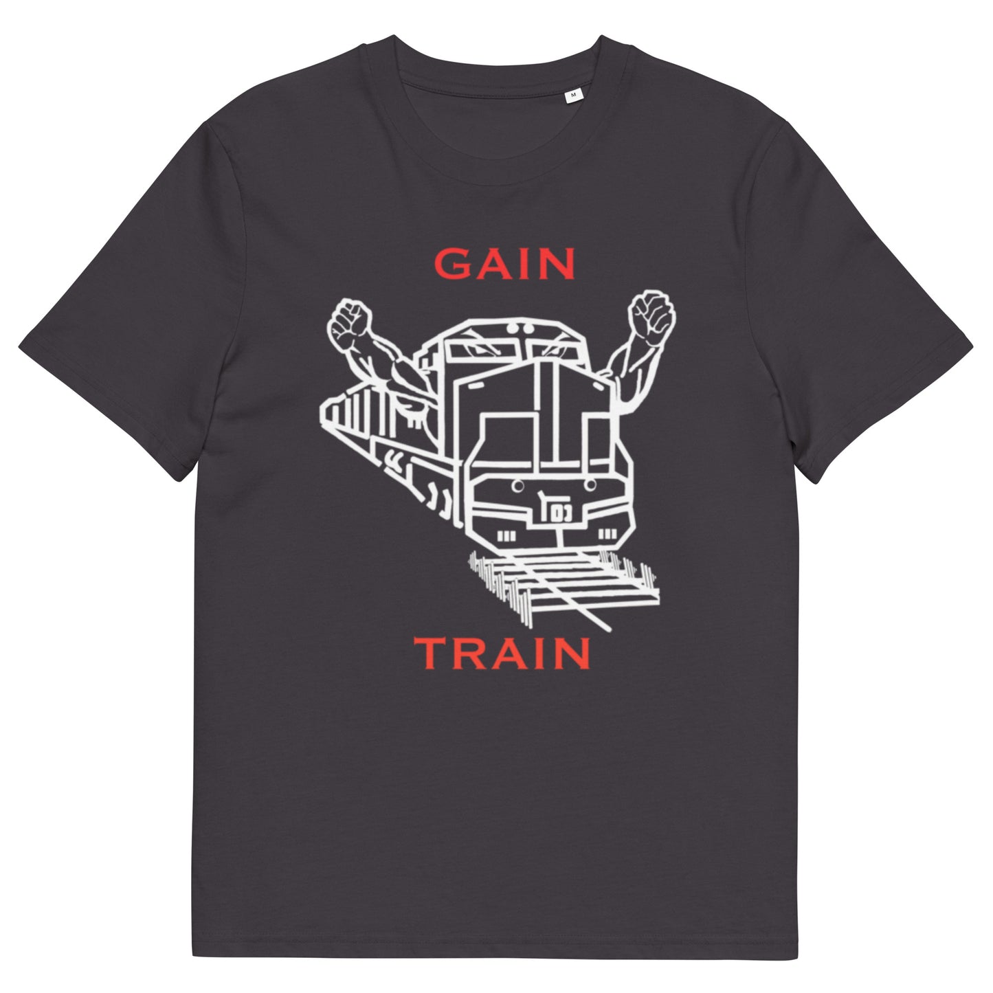 Gain Train Graphic Tee (White Font)
