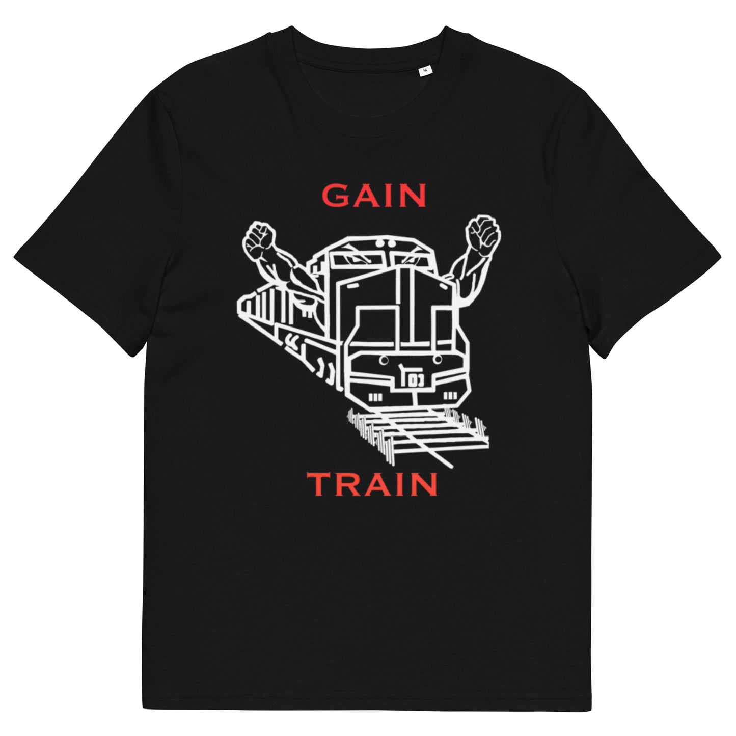 Gain Train Graphic Tee (White Font)