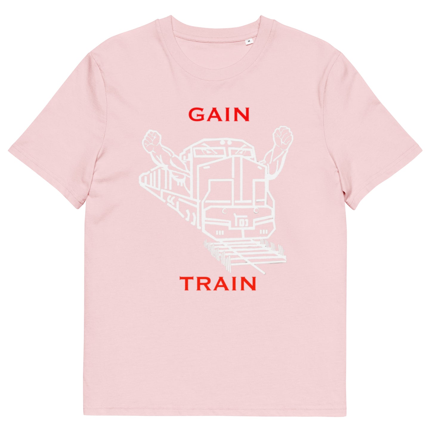 Gain Train Graphic Tee (White Font)