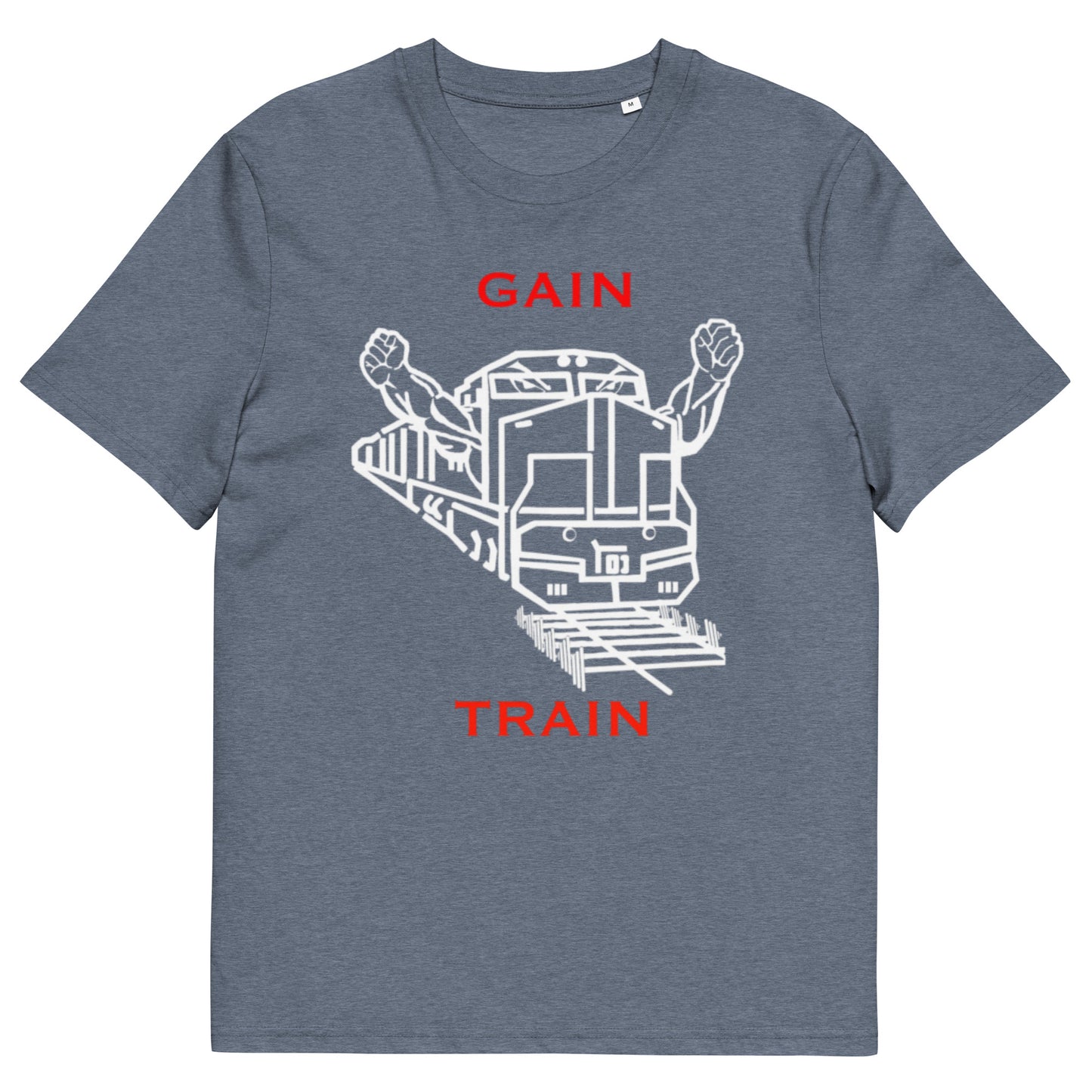 Gain Train Graphic Tee (White Font)