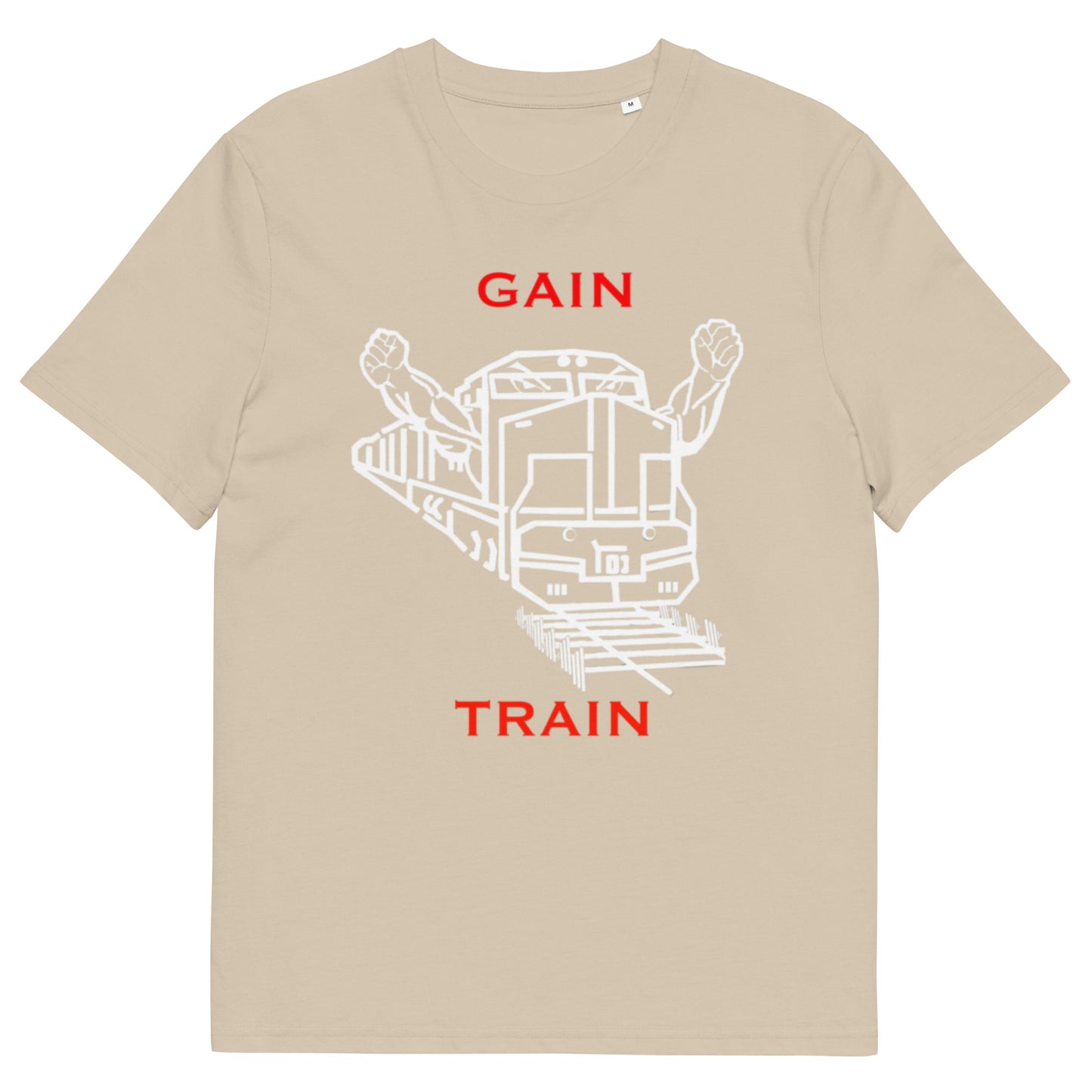 Gain Train Graphic Tee (White Font)