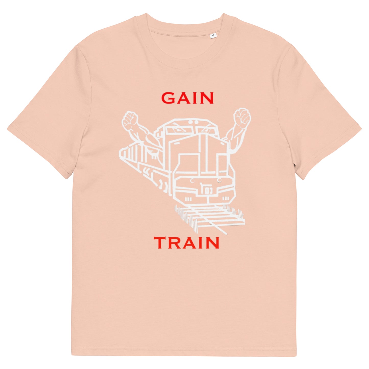 Gain Train Graphic Tee (White Font)