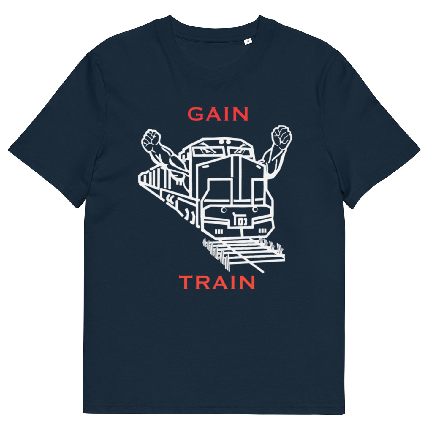 Gain Train Graphic Tee (White Font)