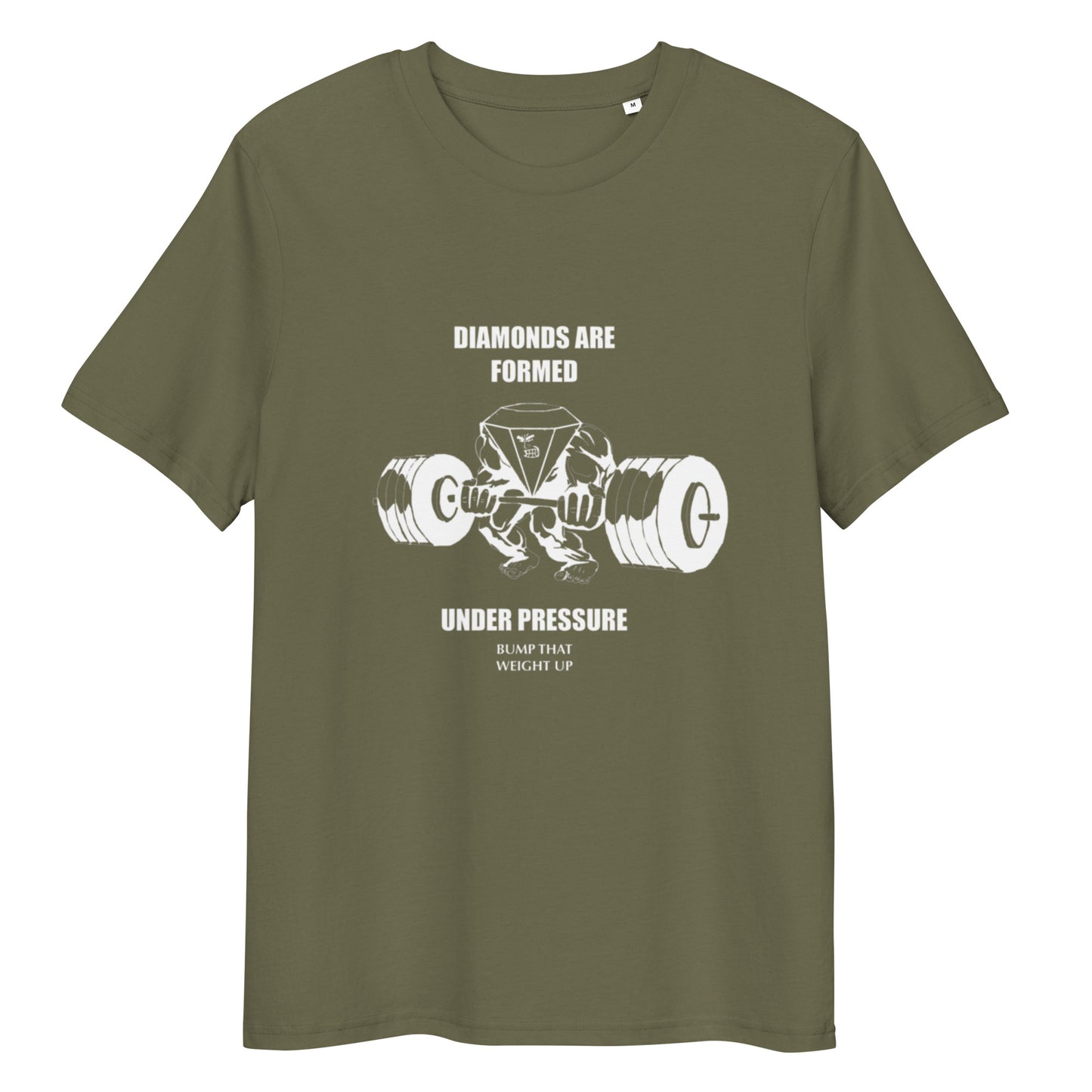 Diamonds Formed Under Pressure Tee (White Font)