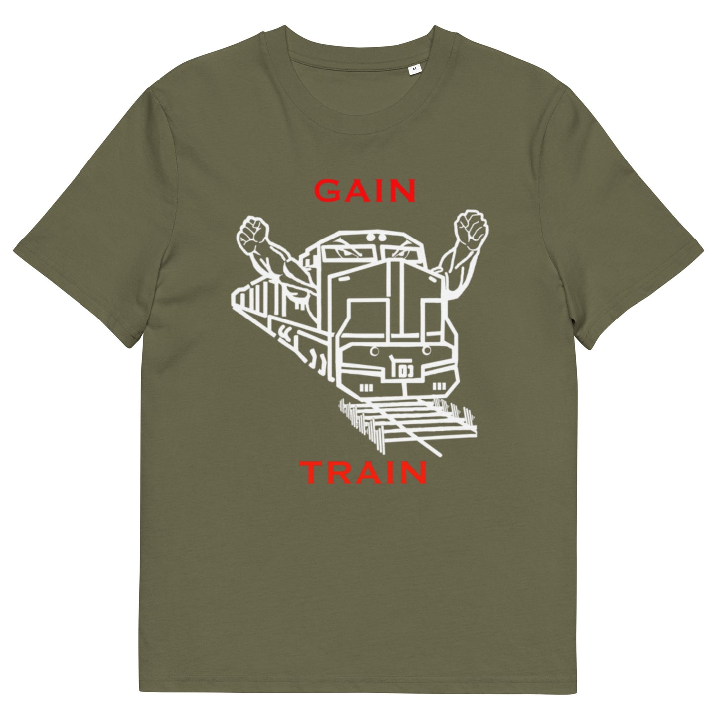 Gain Train Graphic Tee (White Font)