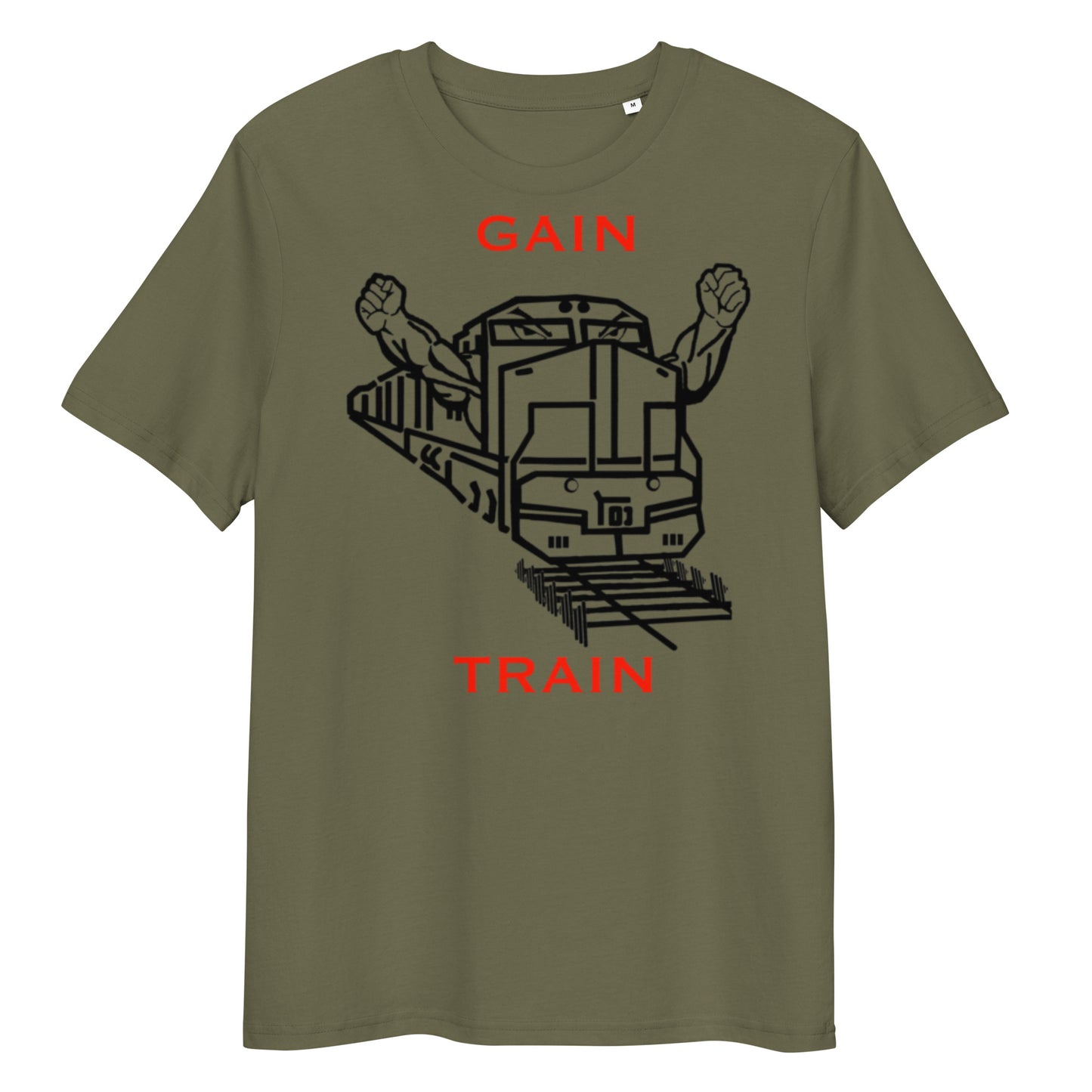 Gain Train Tee (Black Font)