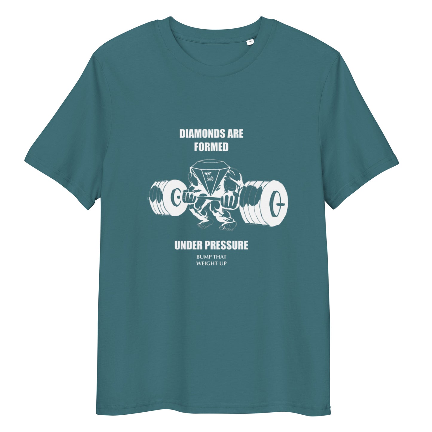 Diamonds Formed Under Pressure Tee (White Font)