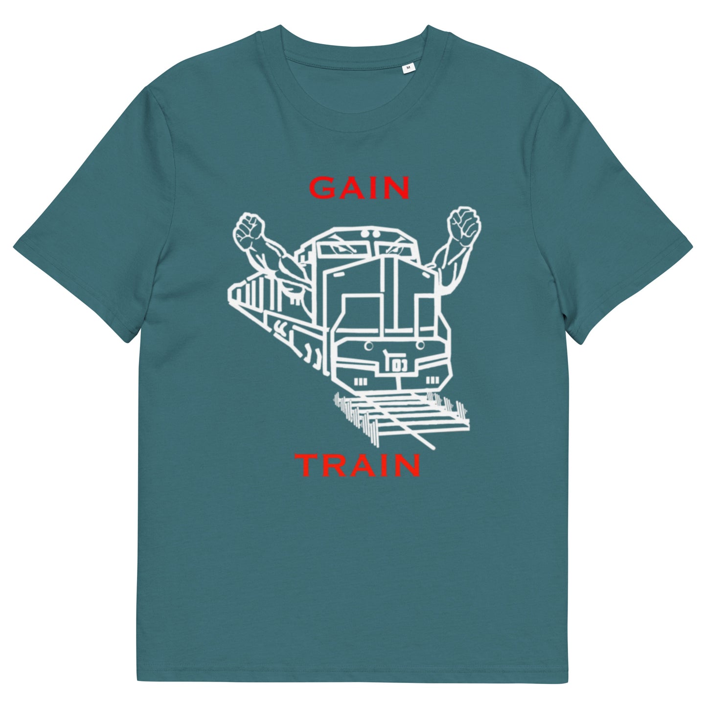 Gain Train Graphic Tee (White Font)