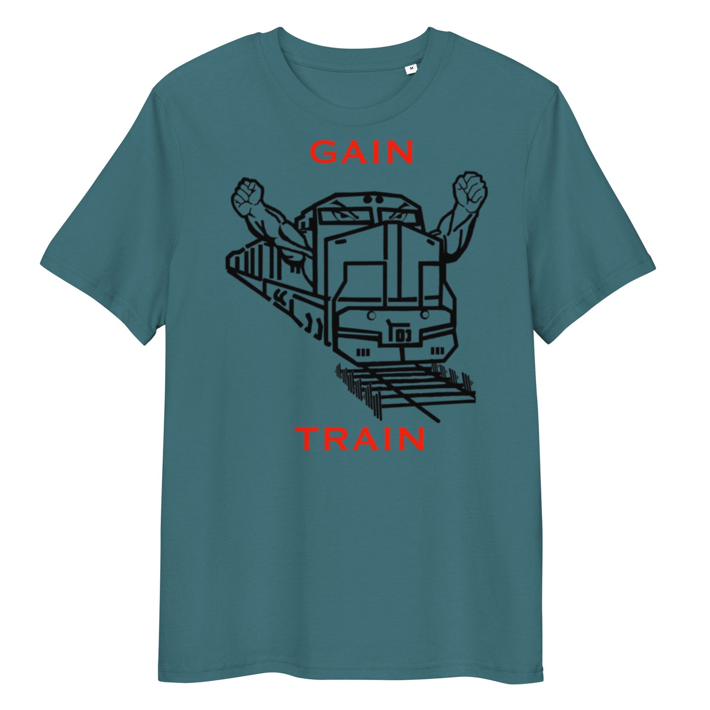 Gain Train Tee (Black Font)