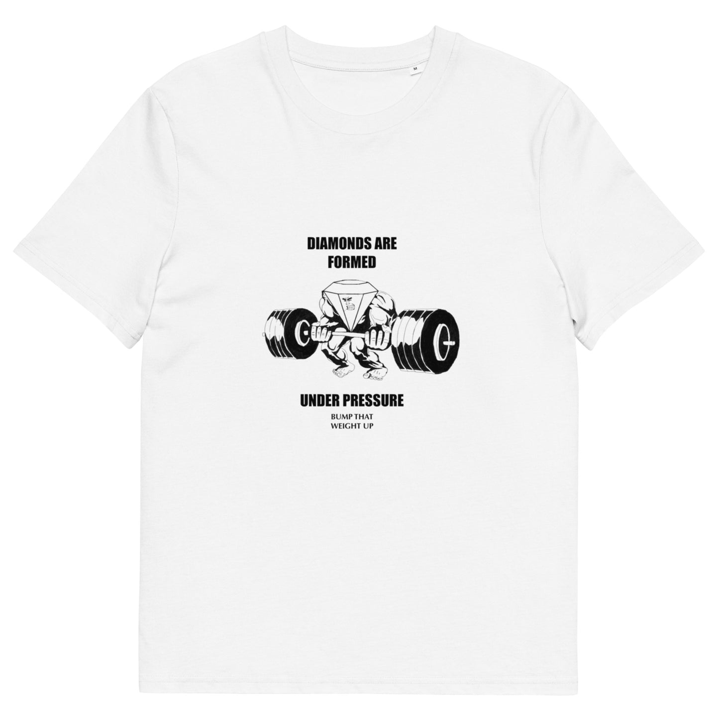 Diamonds Formed Under Pressure Tee (Black Font)