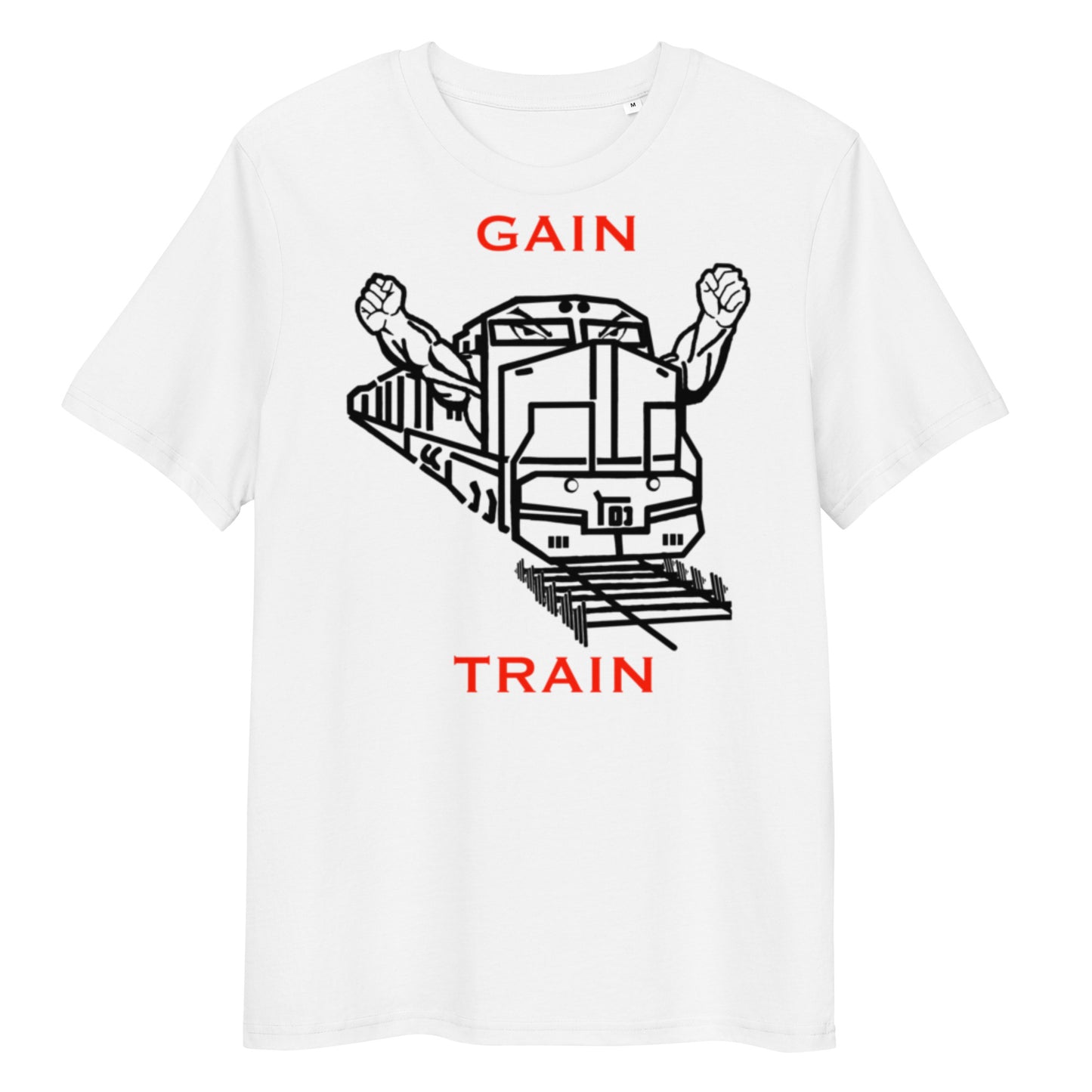 Gain Train Tee (Black Font)